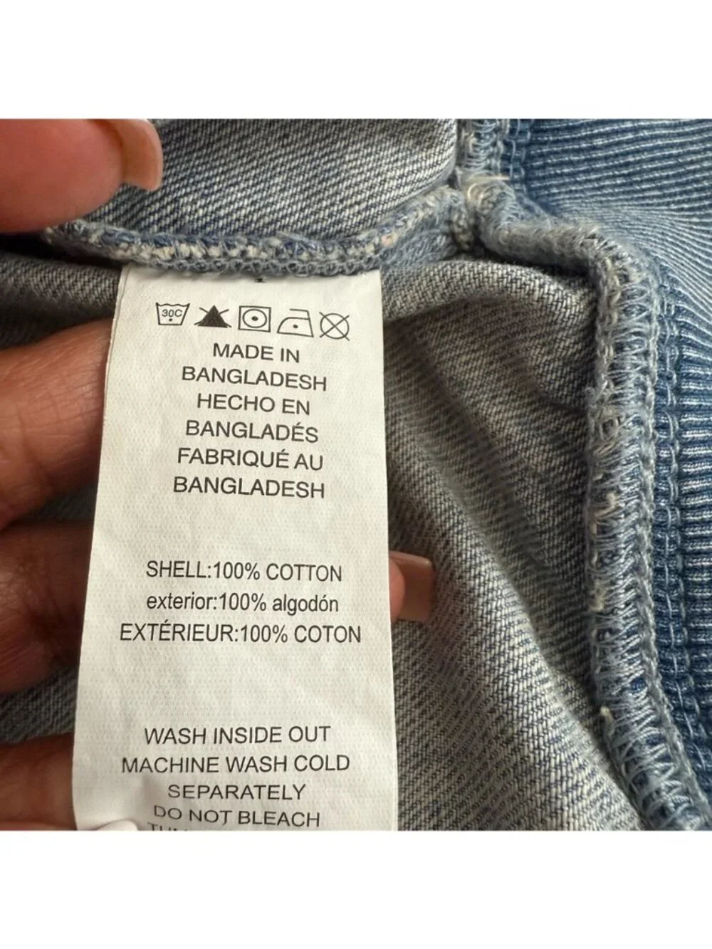 Michael Kors Denim Bomber Jacket Women's XS Blue Cotton Zip Lightweight NWT